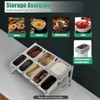 YIYIBYUS Stainless Steel Expandable Spice Rack Organizer , Adjustable Length - 2 of 4