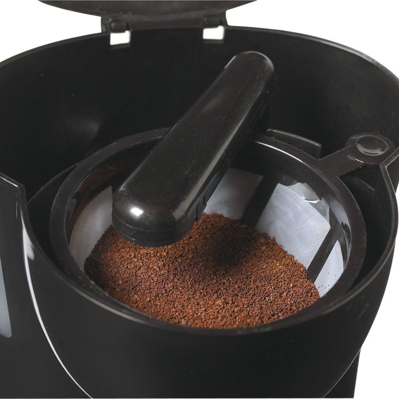 Salton Space Saving 8oz Coffeemaker - Black, 4 of 6