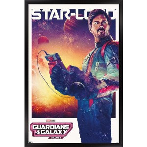 Trends International Marvel Guardians of the Galaxy Vol. 3 - Star-Lord One Sheet Framed Wall Poster Prints - 1 of 4