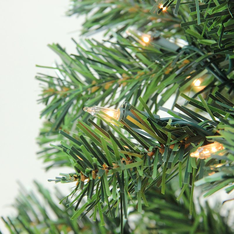 Northlight 6.5' Prelit Artificial Christmas Tree Medium Niagara Pine - Clear Lights, 3 of 5