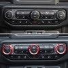 TruAIR AC Knob Trim Cover Ð Aluminum Dial Ring for Jeep Wrangler JL/JT - 4 of 4