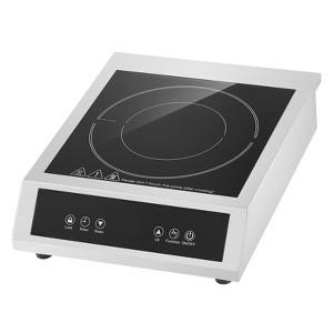 VEVOR Portable Induction Cooktop, 3500W Commercial Induction Burner with 11 Temperature Settings, Stainless Steel Countertop Induction Hot Plate - 1 of 4