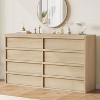 Zstar Chest of Drawers, Drawer Dresser with Concave Handles for Bedroom, Hallway - 2 of 4