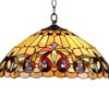 Chloe Lighting Serenity Tiffany-Style 2 Light Victorian Ceiling Pendent Fixture 18`` Shade - 4 of 4