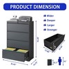 NicBex 3/4/5 Drawers Metal Vertical File Storage Cabinet with Lock for Home Office Letter/Legal/A4/F4 - 3 of 4