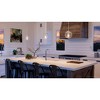 Urban Ambiance Luxury Minimalist Pendant 8.75''H x 8''W,  Brushed Nickel Finish,  Canton Collection, UHP4010 - 2 of 4