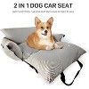 Dog Car Seat,for Car and Home Safety Travel Carrier with Pockets - 3 of 4