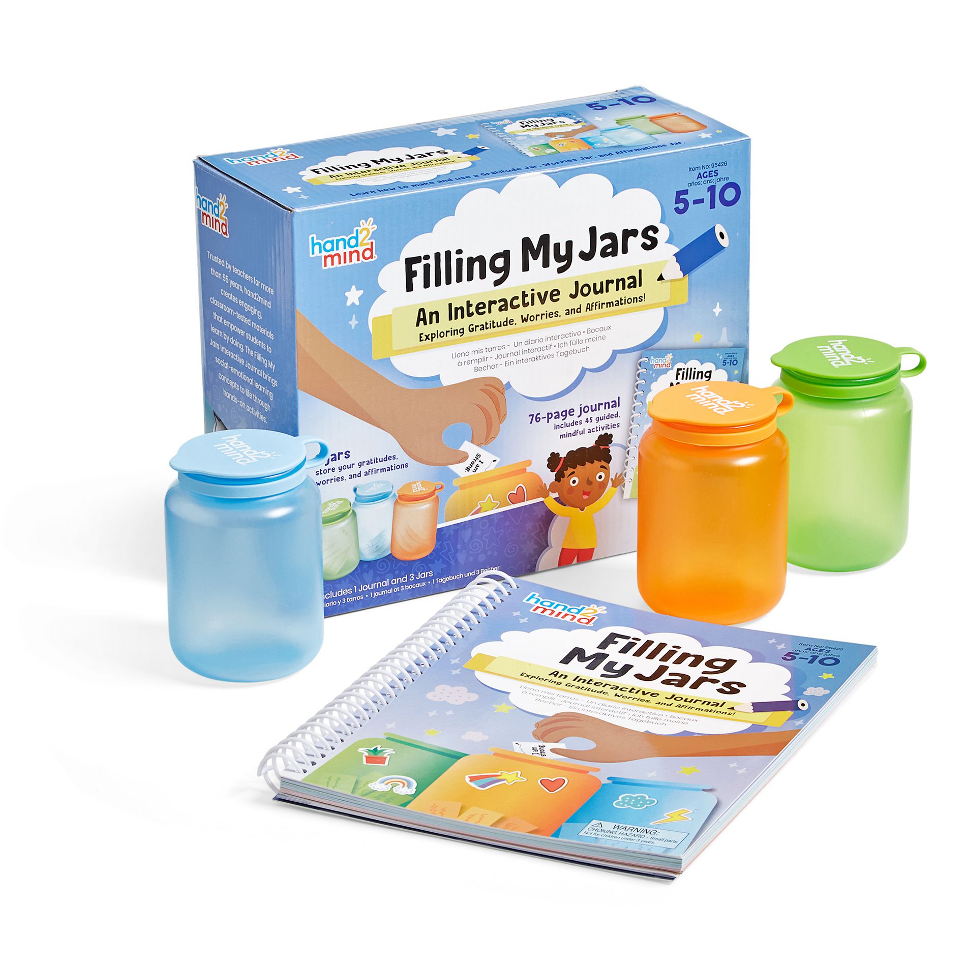 Hand2Mind Mindful Jars Activity Book - 4pc