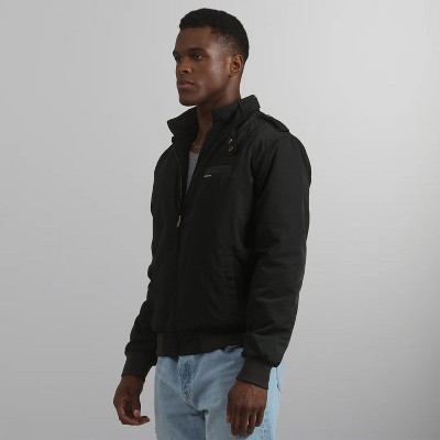 Members Only Men's Iconic Racer Quilted Lining Jacket - Large - Black — фото 3