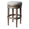Maven Lane Pullman Backless Swivel Vegan Leather Bar Height Bar Stool - 2 of 4