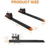 Pallet Forks, Tractor Forks - 60" 4000Lbs Heavy Duty Clamp On for Skid Steer, Loader Bucket, Tractor Attachments - 4 of 4