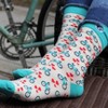 Bicycles & Hearts Patterned Socks from the Sock Panda (Women's Sizes, Adult Medium) - 2 of 4