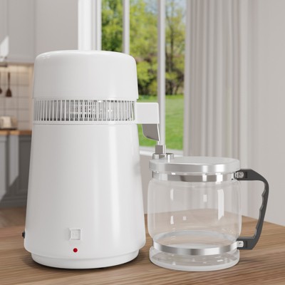 Distilled Water Machine 1 Gallon 4L Home Desktop Water Distiller Purifier Water Purification Filter Electric Water Distiller Countertop