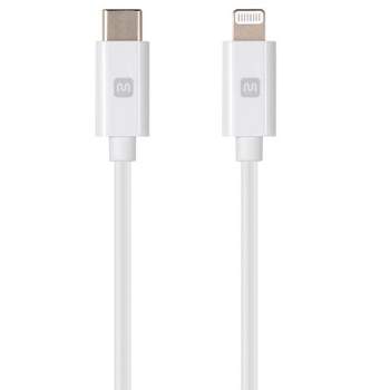 strategi slave karton Monoprice Apple Mfi Certified Lightning To Usb Type-c And Sync Cable - 3  Feet - White | Compatible With Ipod, Iphone, Ipad With Lightning Connector  : Target