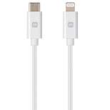 Monoprice Apple MFi Certified Lightning to USB Type-C and Sync Cable - 3 Feet - White | Compatible with iPod, iPhone, iPad with Lightning Connector