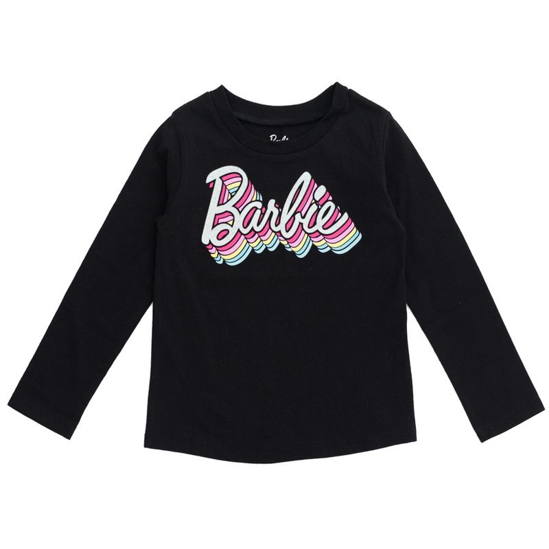 Barbie Girls 3 Pack T-Shirts Toddler to Big Kid , 4 of 9