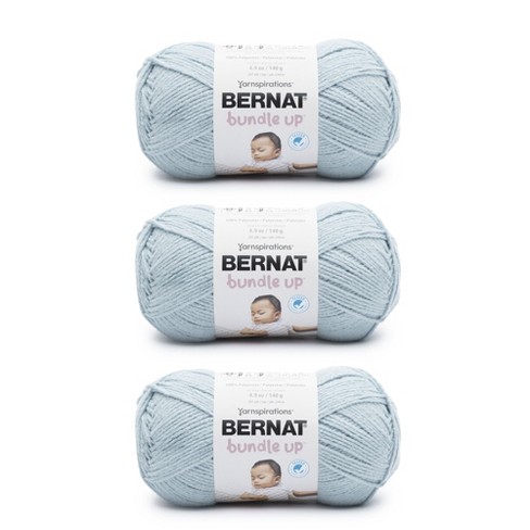 Bernat Super Value Black Yarn - 3 Pack of 198g/7oz - Acrylic - 4 Medium  (Worsted) - 426 Yards - Knitting/Crochet