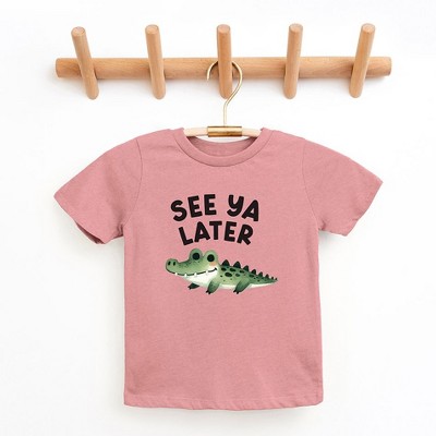The Juniper Shop See You Later Alligator Toddler Short Sleeve Tee