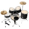 Ashthorpe 5-Piece Professional Adult Drum Set with Remo Drumheads and Premium Brass Cymbals - 3 of 4
