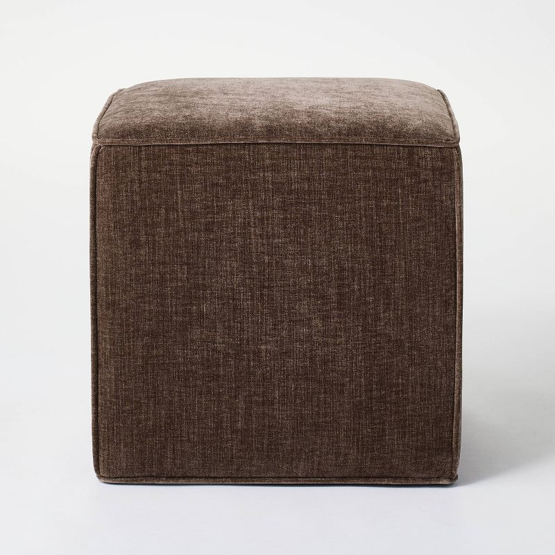 Lynwood Square Upholstered Cube Ottoman - Threshold™ designed with Studio McGee, 4 of 14