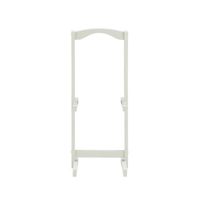 Gray Acacia Wood Folding Tray Table Set with Stand