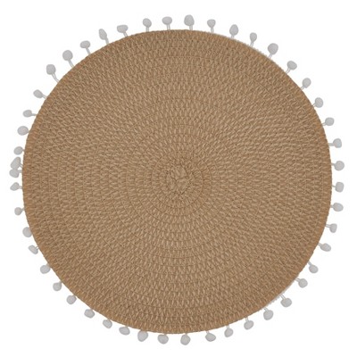 Saro Lifestyle Pom Pom Placemat