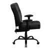 Emma and Oliver 400 lb. Big & Tall High Back Rectangular Back Ergonomic Office Chair & Arms - 3 of 4