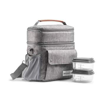 Fit & Fresh Foundry Westminster Lunch Bag Set - Gray