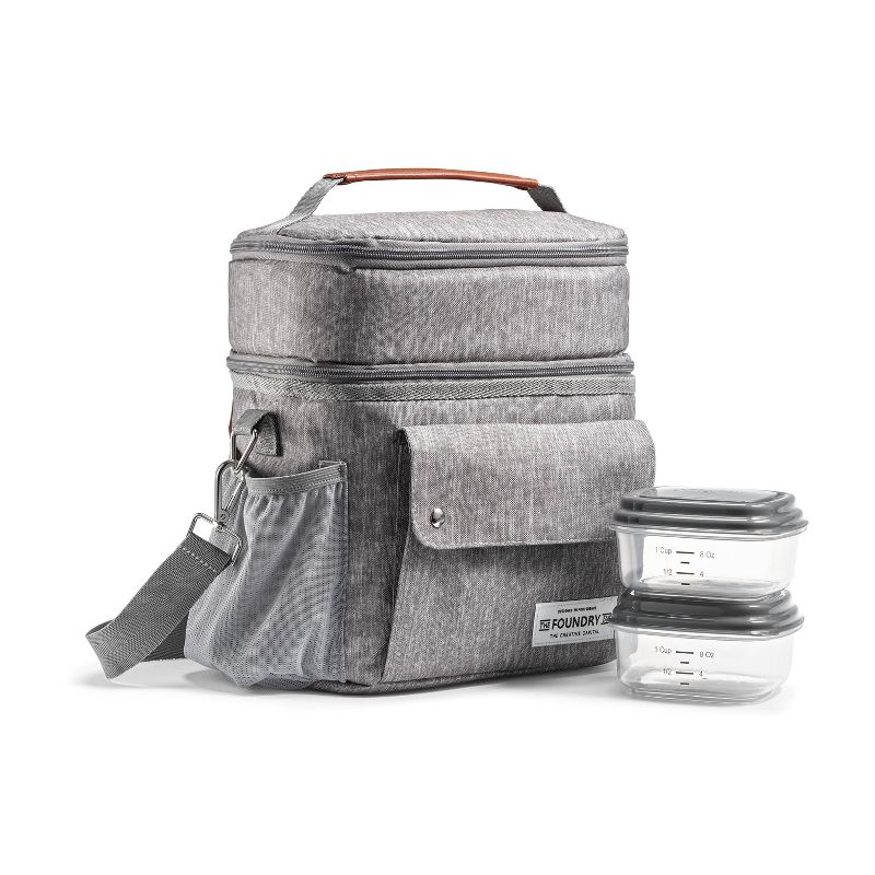 Fit &#38; Fresh Foundry Westminster Lunch Bag Set - Gray, 1 of 10