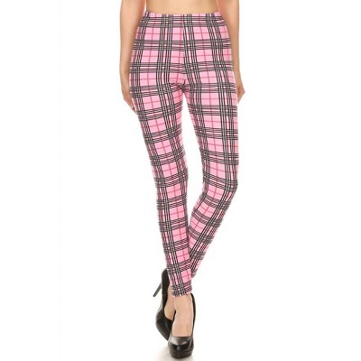Women's Valentine's Plaid TC2 Leggings - LOVE IT