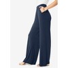 Roaman's Women's Plus Size Ultra Drape Pull-On Pant - 4 of 4