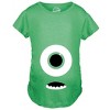 Maternity Halloween Shirts Funny Skeleton Baby Monster Eye Ball Cute Pregnancy Tee - Crazy Dog Maternity T Shirt - 2 of 4