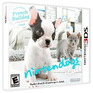 Nintendo 3DS Nintendogs + Cats: French Bulldog & New Friends - World Edition - 1 of 3