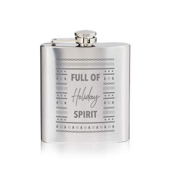 True Full of Holiday Spirit Stainless Steel Flask