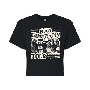 Women's - Bad Company - Tour Cropped Graphic T-Shirt - 1 of 4