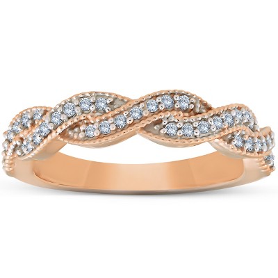 Monogram Infini Engagement Ring, Pink Gold And Diamonds - Categories Q9M33B