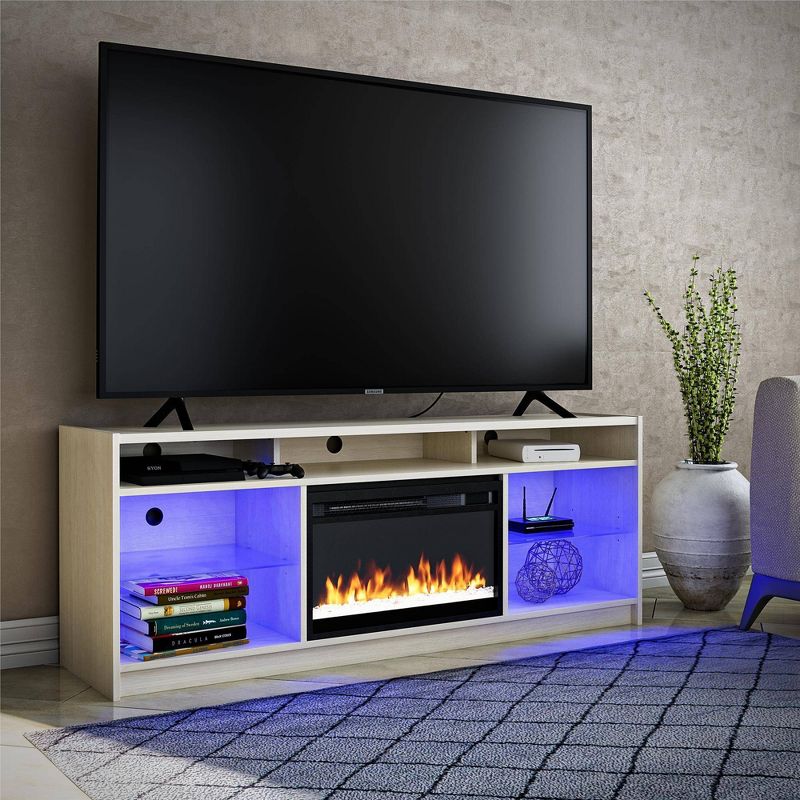 Sonara Fireplace TV Stand for TVs up to 65" - Room & Joy, 3 of 10