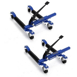 Wheel Dolly Jack, Car Wheel Dolly - 1500LBS Capacity High-Strength Steel with 4'' Casters, Foot Pedal & Carry Handle for Vehicle Maneuvering - 1 of 4