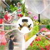 Twinkle Star 2-Way Brass Garden Hose Splitter,  Y Connector with Adjustable Flow Valve - 3 of 4