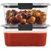 BPA-free food storage containers, medium deep, 4.7 cup capacity, 2-pack, leak-proof and airtight. - 3 of 4