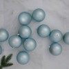 Northlight 12ct Shatterproof Matte Christmas Ball Ornament Set 4" - Blue - 2 of 2