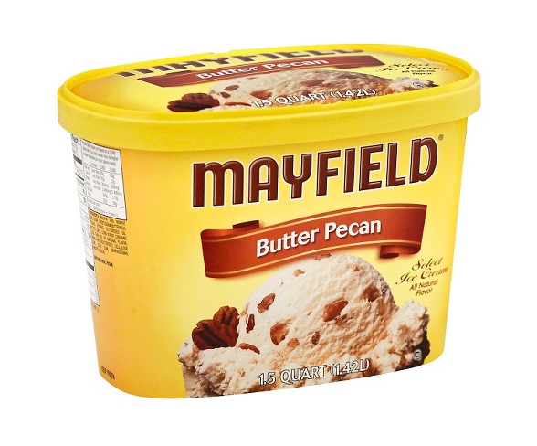 Mayfield Butter Pecan Ice Cream - 1.5qt