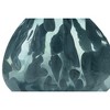 Signature Design by Ashley Cartshaw 11.75" Glass Vase, Iridescent Teal Finish - 4 of 4
