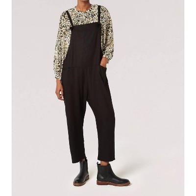 Women's LINEN JUMPSUIT - APRICOT