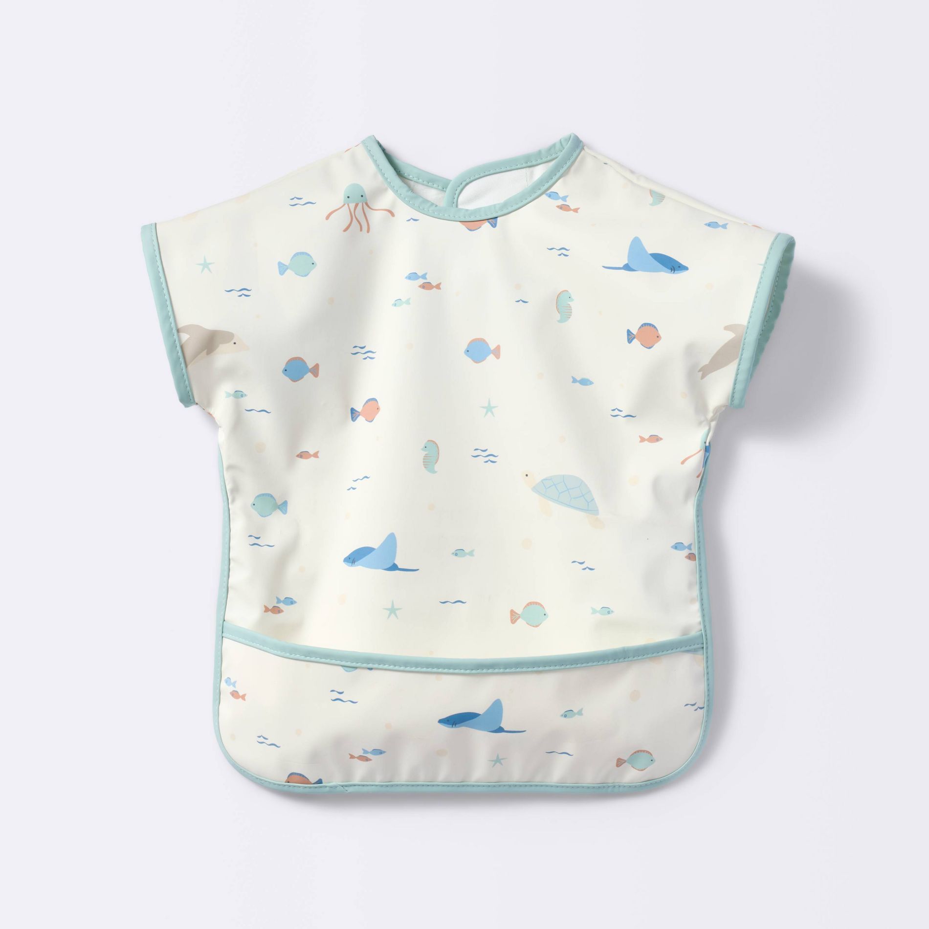 Short Sleeve Bib - Sea Creatures - Cloud Island™