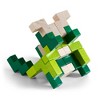 HABA 3D Wooden Blocks Viridis - 21 Piece Natural and Green Toned Beech Wood Building Set (Made in Germany) - 3 of 4