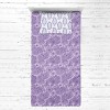 Bacati - Isabella Paisley Aqua Lilac Purple 3 pc Toddler Bedding Sheet Set - 4 of 4