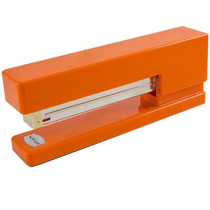 JAM Paper Modern Desk Stapler - Orange, 1 of 7