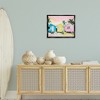 Stupell Industries Pastel Tropical Beach Cabins Black Framed Floater Canvas Wall Art - 2 of 4