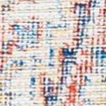 cream, light blue, red, tan, yellow, navy